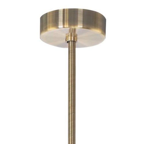 Люстра подвесная Globo 813191 Lightstar белая на 9 ламп, основание бронзовое в стиле арт-деко шар фото 4