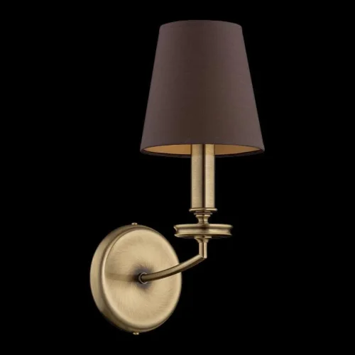 Бра Rossano ROS-K-1(P/A) Kutek коричневый на 1 лампа, основание бронзовое в стиле классический  фото 3