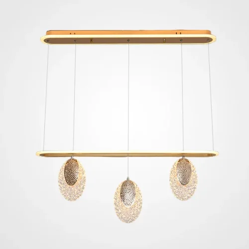 Светильник подвесной CERES C LONG 220772-23 ImperiumLoft прозрачный на 4 лампы, основание латунь в стиле современный  Светильник подвесной CERES C LONG 220772-23 ImperiumLoft прозрачный на 4 лампы, основание латунь в стиле современный