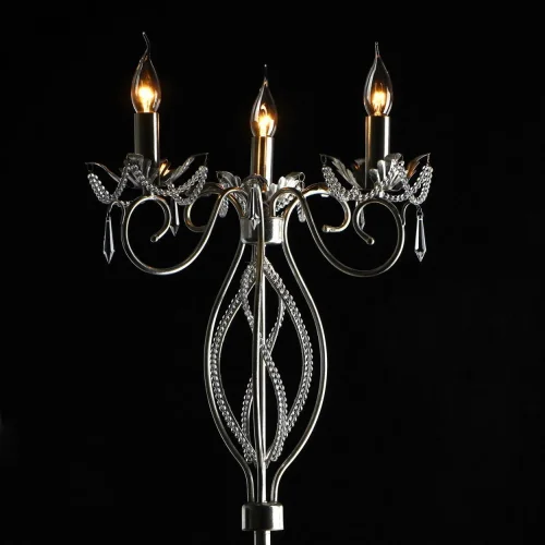 Торшер Валенсия 299042303 Chiaro  без плафона 3 лампы, основание серебряное в стиле классический
 фото 4
