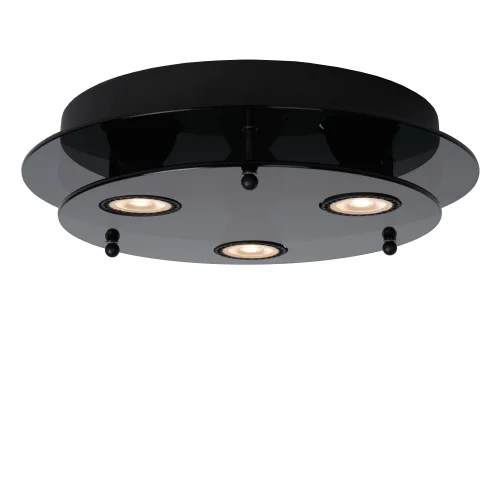 Светильник потолочный Okno 79181/13/30 Lucide чёрный 3 лампы, основание чёрное в стиле современный  фото 5