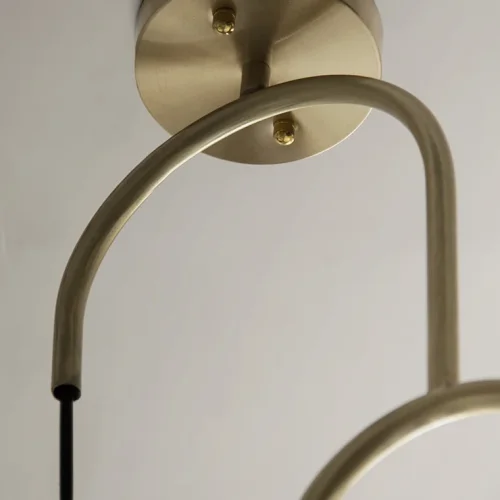 Светильник подвесной Newton 101835-26 ImperiumLoft белый 1 лампа, основание латунь в стиле современный  фото 20