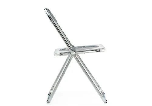 Пластиковый стул Fold складной clear 15377 Woodville, /, ножки/металл/хром, размеры - ****430*460 фото 4