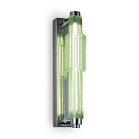 Бра LED Verticale MOD308WL-L9GN3K Maytoni зелёный на 1 лампу, основание хром в стиле современный 