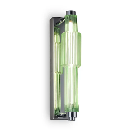Бра LED Verticale MOD308WL-L9GN3K Maytoni зелёный на 1 лампу, основание хром в стиле современный 