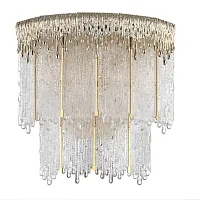 Бра LED Cleo 5091/20WL Odeon Light прозрачный на 1 лампу, основание золотое в стиле классический 