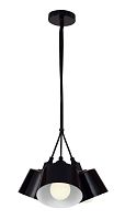 Светильник подвесной North Tulip 1680-3P F-promo чёрная на 3 лампы, основание чёрное в стиле современный 