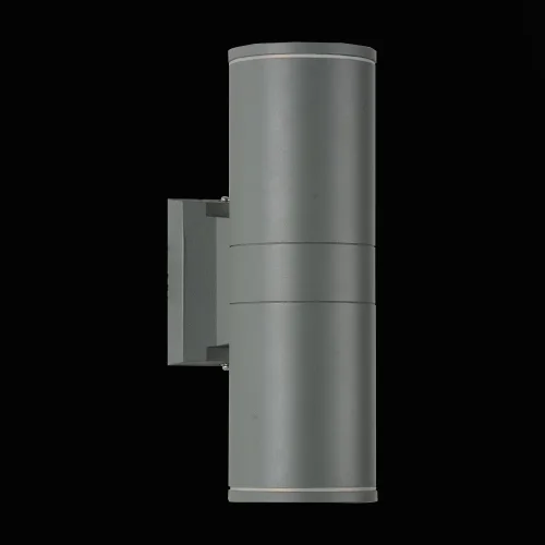 Настенный светильник LED уличный Tubo SL561.701.02 ST-Luce уличный IP65 серый на 2 лампы, плафон серый в стиле современный LED