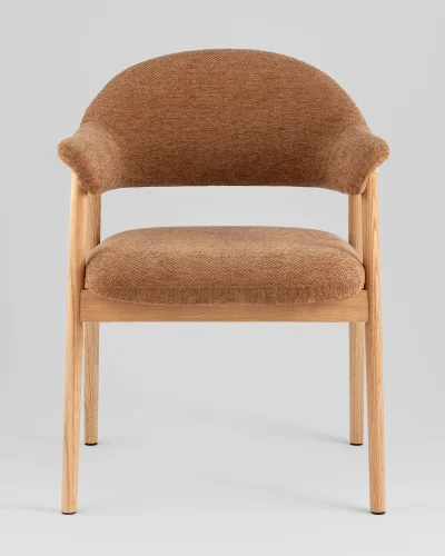 Стул обеденный Tavu с деревянными ножками, терракотовый УТ000041728 Stool Group, /, ножки//, размеры - ***** фото 10