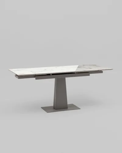Стол Арнон 120-180/80/76, столешница МДФ16/керамика Cold jade УТ000040455 Stool Group столешница бежевая из керамика фото 2