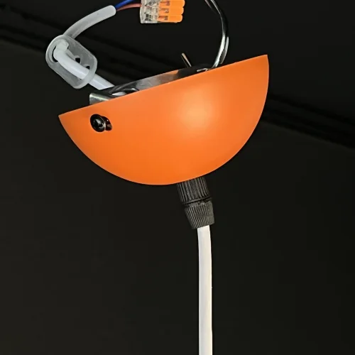 Светильник подвесной SOTA Оранж 178020-26 ImperiumLoft оранжевый 1 лампа, основание чёрное в стиле современный  фото 25
