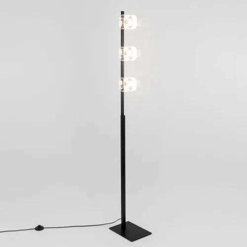 Торшер Вирта CL139932 Citilux  прозрачный 3 лампы, основание чёрное в стиле современный
 фото 6