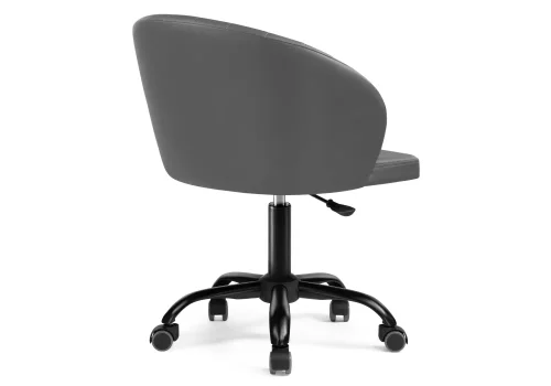 Компьютерное кресло Пард экокожа серый 464226 Woodville, серый/искусственная кожа, ножки/пластик/чёрный, размеры - *870***590*600 фото 4