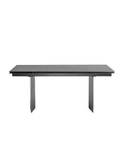 Стол обеденный Селин раскладной, 180-260*90, керамика темная УТ000034954 Stool Group столешница чёрная из керамика фото 4