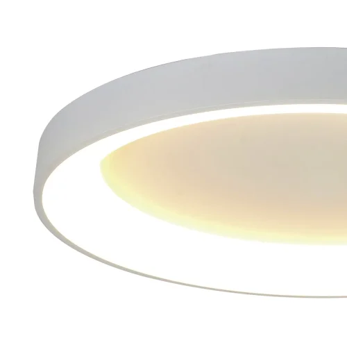 Люстра потолочная LED с пультом Niseko 8638 Mantra белая на 1 лампа, основание белое в стиле современный хай-тек с пультом фото 3