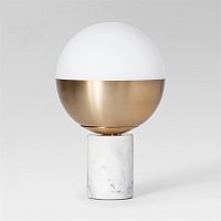 Настольная лампа Geneva 85065-22 ImperiumLoft белая 1 лампа, основание белое металл в стиле современный 