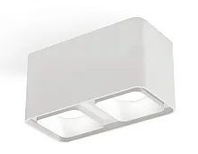 Светильник накладной XS7850001 Ambrella light белый 2 лампы, основание белое в стиле модерн хай-тек прямоугольный