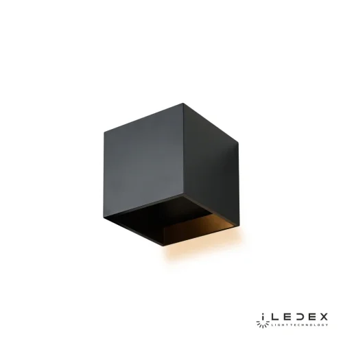 Бра LED Dice ZD8086L-6W BK iLedex чёрный на 1 лампа, основание чёрное в стиле хай-тек современный 