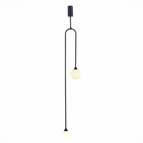 Светильник подвесной Vive SL1187.403.02 ST-Luce белый 2 лампы, основание чёрное в стиле минимализм 