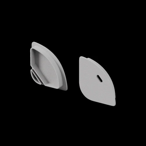 Комплект заглушек (для профиля 30×30) 2 шт., ALM-3030-EC 642073 Maytoni цвет LED K, световой поток Lm