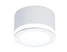 Светильник накладной LED TN265 Ambrella light белый 1 лампа, основание белое в стиле модерн хай-тек круглый