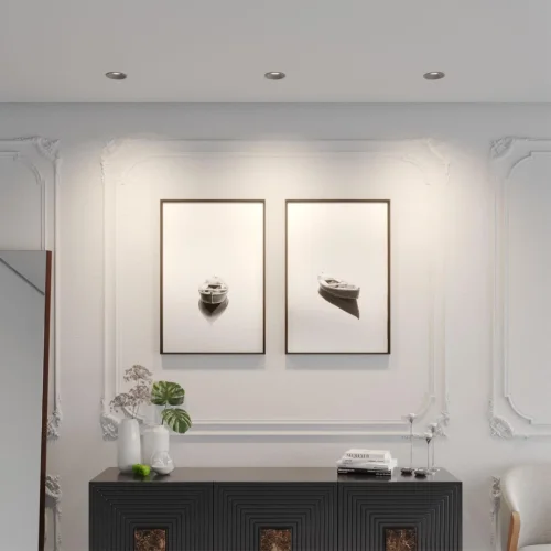 Светильник точечный Nova 359852 Novotech чёрный на 1 лампу, основание чёрное в стиле хай-тек круглый фото 3