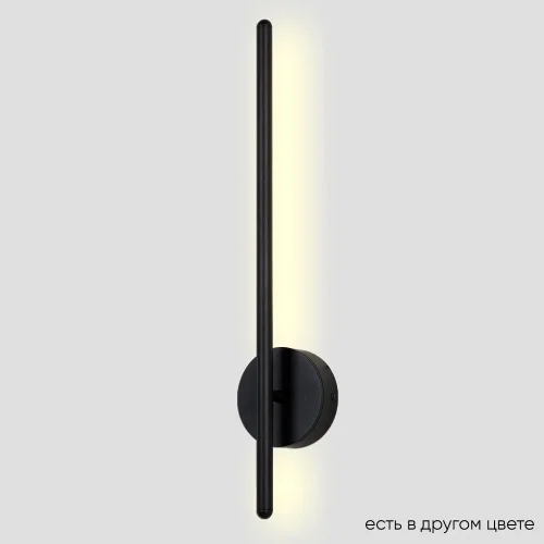 Бра LED VERDE AP L500 BLACK NEW Crystal Lux чёрный на 1 лампу, основание чёрное в стиле современный отражённый свет
