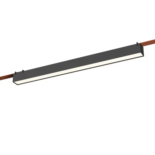 Трековый светильник LED Band ST456.446.24 ST-Luce чёрный для шинопроводов серии Band 