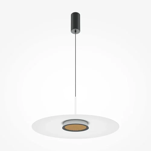 Светильник подвесной LED El MOD041PL-L15W3K1 Maytoni белый 1 лампа, основание чёрное в стиле современный минимализм 