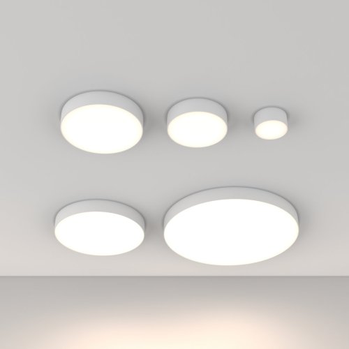 Светильник потолочный LED Zon C032CL-L48W4K Maytoni белый 1 лампа, основание белое в стиле современный  фото 3
