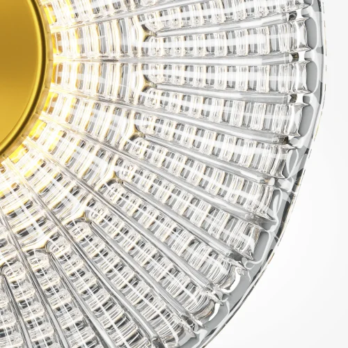 Бра LED Sparkle MOD343WL-L5BS3K3 Maytoni серый на 1 лампу, основание латунь в стиле современный хай-тек фото 4