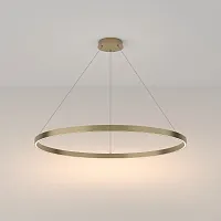 Светильник подвесной LED Rim MOD058PL-L54BS3K Maytoni латунь 1 лампа, основание латунь в стиле модерн хай-тек кольца