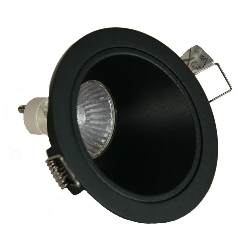Светильник точечный Brandon 6901 Mantra чёрный 1 лампа, основание чёрное в стиле хай-тек модерн  фото 2