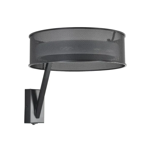 Бра с выключателем LED Alva 8370/15WL Lumion чёрный на 1 лампу, основание чёрное в стиле лофт 