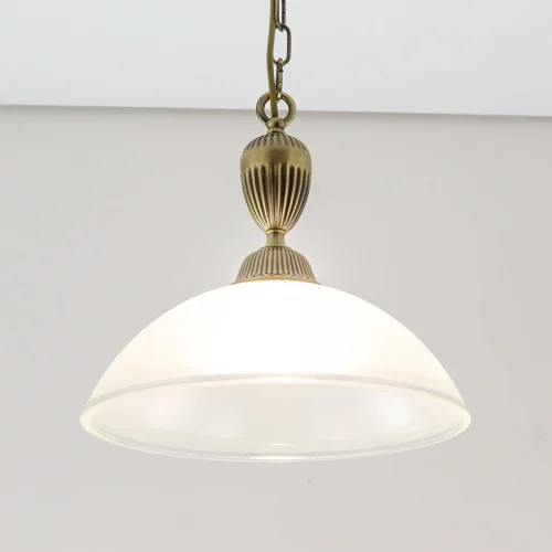 Светильник подвесной Латур CL413211 Citilux белый 1 лампа, основание бронзовое в стиле классический  фото 5