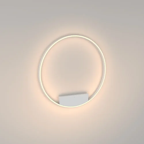 Светильник потолочный LED Rim MOD058CL-L50W3K Maytoni белый 1 лампа, основание белое в стиле современный хай-тек минимализм кольца фото 2