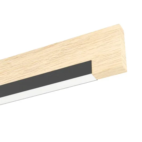 Светильник подвесной LED Camacho 901737 Eglo бежевый коричневый на 1 лампу, основание чёрное в стиле современный хай-тек линейный фото 4 Светильник подвесной LED Camacho 901737 Eglo бежевый коричневый на 1 лампу, основание чёрное в стиле современный хай-тек линейный фото 4