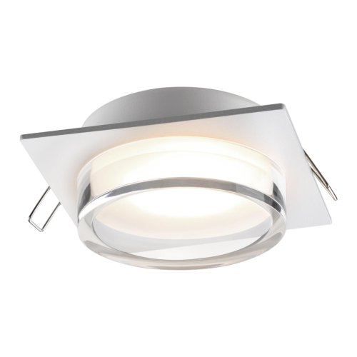 Светильник точечный Gem 371027 Novotech белый на 1 лампу, основание белое в стиле современный квадратный фото 3 Светильник точечный Gem 371027 Novotech белый на 1 лампу, основание белое в стиле современный квадратный фото 3