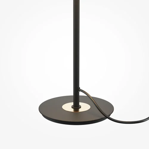 Настольная лампа LED Dress code MOD348TL-L14BBS3K Maytoni прозрачная 1 лампа, основание чёрное металл в стиле современный хай-тек  фото 4