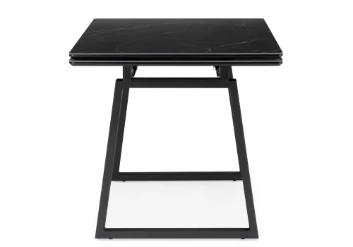 Керамический стол Джек 140(200)х80 черный мрамор shakespeare black / черный 612900 Woodville столешница чёрная из керамика фото 5 Керамический стол Джек 140(200)х80 черный мрамор shakespeare black / черный 612900 Woodville столешница чёрная из керамика фото 5