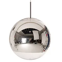 Светильник подвесной Mirror Ball D40 179995-22 ImperiumLoft прозрачный 1 лампа, основание серебряное в стиле минимализм хай-тек лофт 