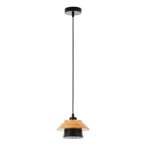 Светильник подвесной Renata MR1420-1P MyFar коричневый чёрный 1 лампа, основание чёрное в стиле современный скандинавский лофт 