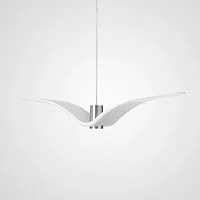 Светильник подвесной Brokis Night Birds white 106344-22 ImperiumLoft белый 1 лампа, основание хром в стиле скандинавский 