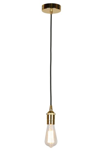 Светильник подвесной лофт Ottavia OML-91226-01 Omnilux без плафона 1 лампа, основание золотое в стиле лофт 