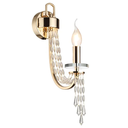 Бра Capel 5063/1W Odeon Light без плафона на 1 лампу, основание золотое прозрачное в стиле классический 