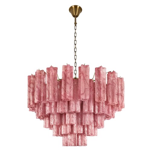 Люстра подвесная Мурано / Murano 10580/800 Pink LOFT IT розовая на 18 ламп, основание бронзовое в стиле арт-деко современный Люстра подвесная Мурано / Murano 10580/800 Pink LOFT IT розовая на 18 ламп, основание бронзовое в стиле арт-деко современный