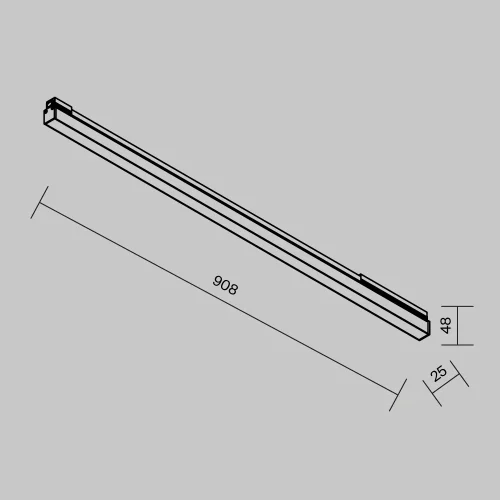 Трековый светильник LED уличный Exility IP O-TR02-1-S-24WB3K Maytoni чёрный для шинопроводов серии Exility IP чёрный фото 10