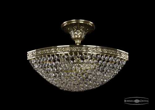 Светильник потолочный 19323/35IV GB Bohemia Ivele Crystal прозрачный 2 лампы, основание золотое в стиле классический sp фото 2