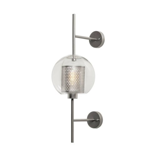 Бра LOFT2567-WA LOFT IT прозрачный никель на 1 лампа, основание никель в стиле лофт современный 