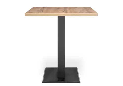 Стол на тумбе Мичиган Лофт 110х70 25 мм дуб вотан / черный матовый 515300 Woodville столешница дуб вотан из лдсп фото 5